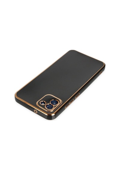 Samsung Galaxy A03 Kılıf Volet Silikon - Siyah