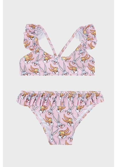 Slipstop Lunabun Uv Korumalı Desenli Bikini Kız Çocuk Bikini Sb2611070101 Pembe