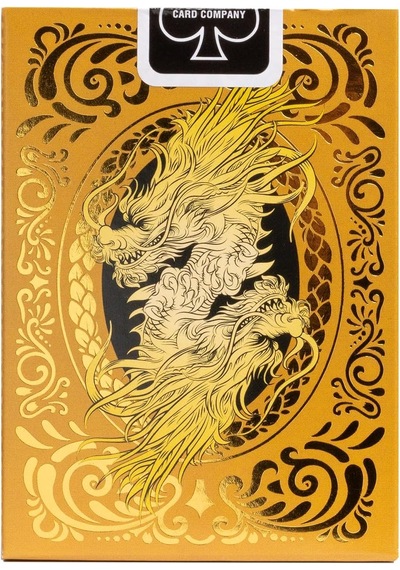 Bicycle Gold Dragon Folyo Premium Oyun Kartları, 1 Güverte