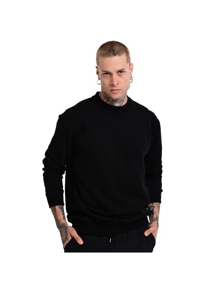 Sportive Alicante Erkek Siyah Günlük Stil Sweatshirt 24ke003-syh 1656133 SiYAH