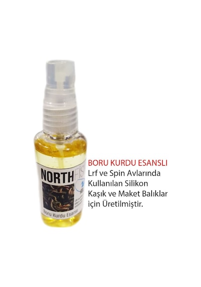 Boru Kurdu Esanslı Lrf Spin Silikon Kaşık Maket Balık Yem Kokusu