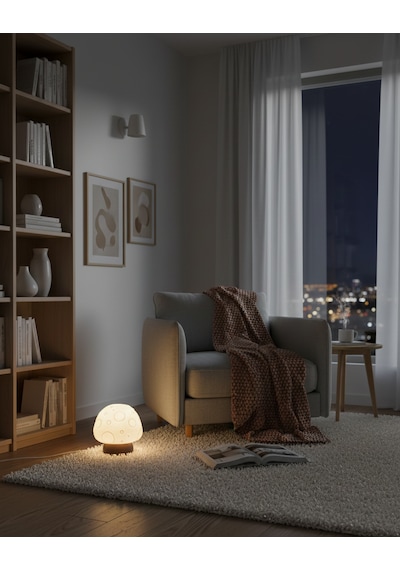 Elana Design Mumi Mantar Abajur - Abajur Ve Gece Lambası