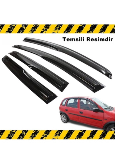 Opel Corsa B Mügen Cam Rüzgarlığı 1993-2000 Arası 4 Lü Set N11.1602