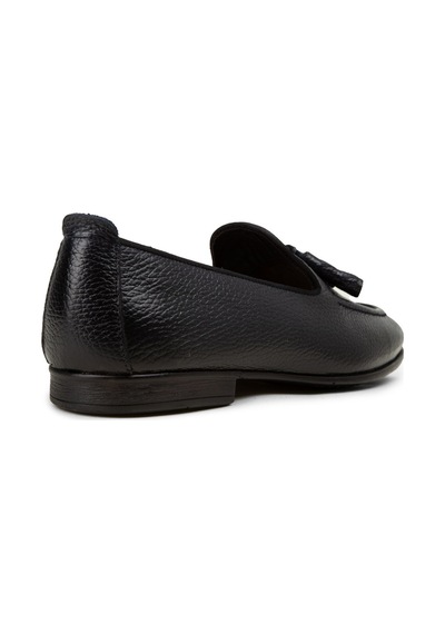 Deery Erkek Hakiki Deri Lacivert Püsküllü Loafer - 01701mlcvc33
