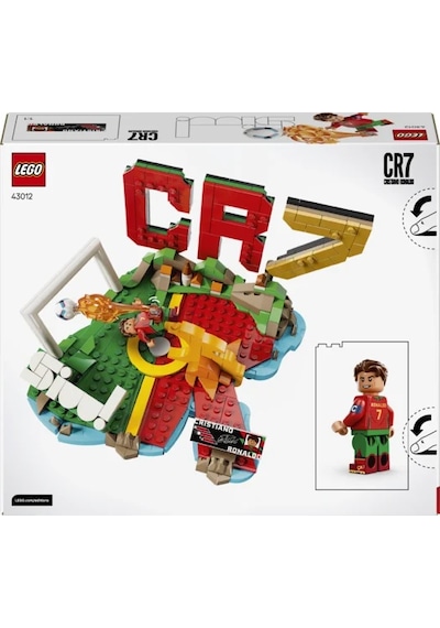 LEGO® Editions Cristiano Ronaldo – Unutulmaz Futbol Anları 43012 - 10 Yaş ve Üzeri Çocuklar için Dekoratif Futbol Modeli Yapım Seti (490 Parça)