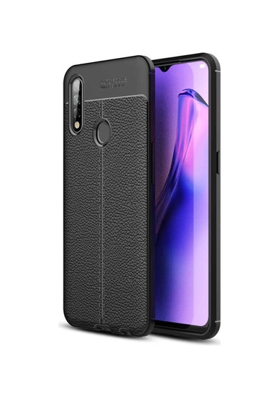 Oppo A31 Kılıf Zore Niss Deri Desenli Silikon Kılıf