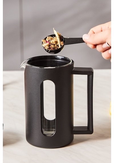 Karaca Leya Kaşık Hediyeli Borosilikat Cam French Press 600 ml