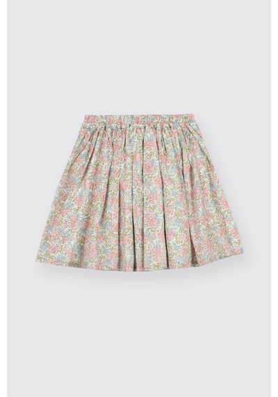 Panço Liberty Kumaş Çiçek Desenli Kız Çocuk Etek 5611gk13001 Pembe
