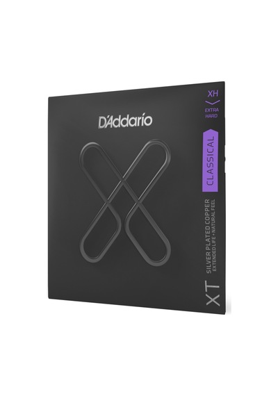 D'addario Xtc44 Xt Silver Plated Copper Klasik Gitar Tel Seti Extra Hard Tension, Kompozit Çekirdek, Gümüş Kaplama Baslar Ve Uzatılmış Performans Ömrü