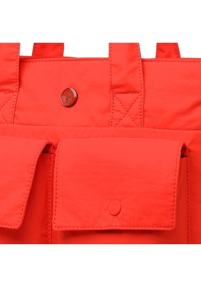 Smart Bags Mikro Poly Kumaş Büyük Boy Kadın Omuz Çantası 3345 Turuncu