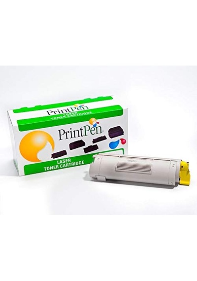 Printpen Oki C5650 Sarı 43872321 Uyumlu Toner