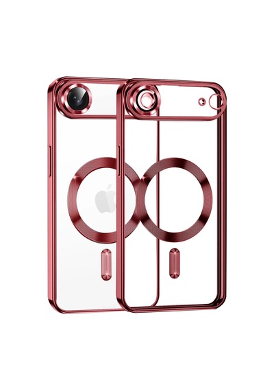 Apple Uyumlu iPhone 17 Air Uyumlu Kross Magneticsafe Kapak - Kırmızı