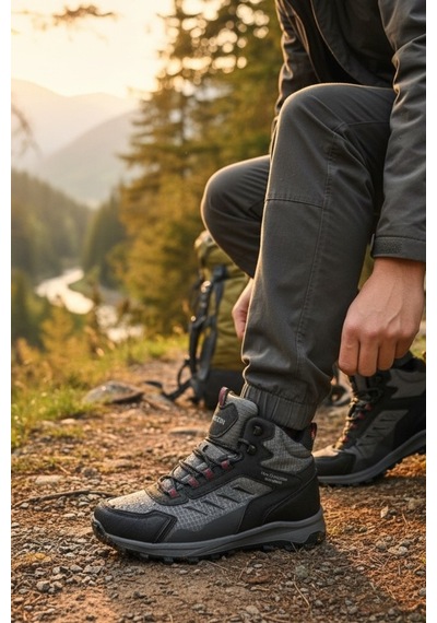 Enoch Erkek Termal Su Geçirmez Outdoor Trekking Ve Dağ Yürüyüş Botu Füme