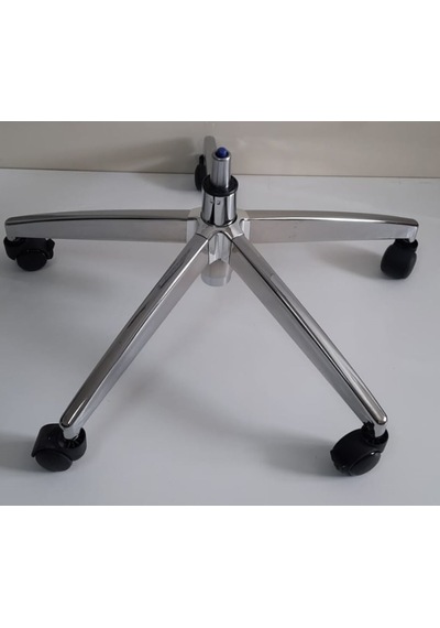 Kamusalmarket Oyuncu Koltuğu Yıldız Ayağı Krom Pistonlu Çap 70 Cm