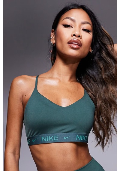 Nike Indy Light-support Padded Adjustable Sports Bra Kadın Spor Bra Yeşil Yeşil