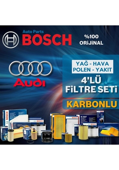 Audi A3 1.6 Bosch  Filtre Bakım Seti 1997-2003 (495584472)