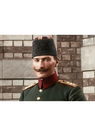 Yatay Genç Atatürk Kanvas Tablo Ev Duvar Salon Ofis Hediyelik Dekarasyon