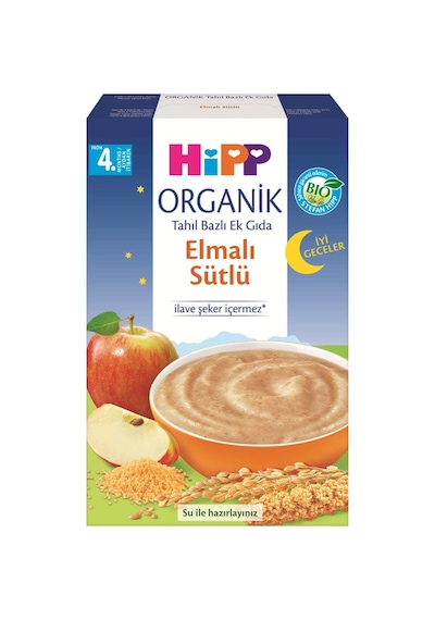 Organik İyi Geceler Elmalı Sütlü Tahıl Bazlı Ek Gıda 250 Gr 250 G