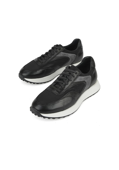 Ziya, Erkek Hakiki Deri Sneaker 1531026z313 Siyah 1531026z313 000 Siyah