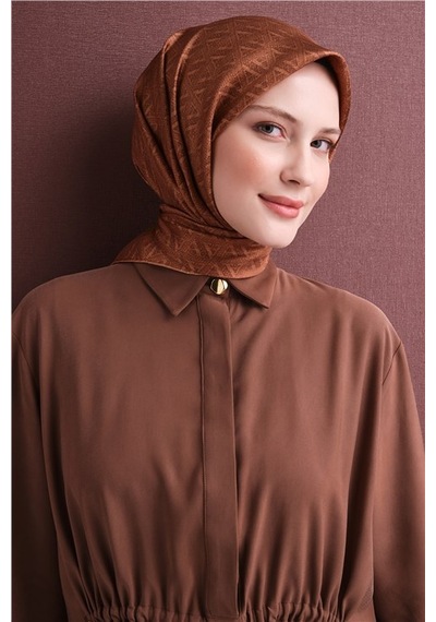 Armine Saf İpek Twill Eşarp 9625d 34 Gri - Siyah