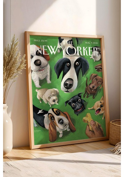The New Yorker Çerçeveli Tablo August 9 2021