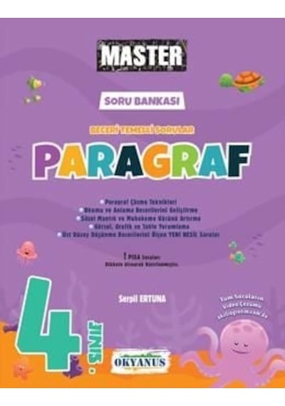 4. Sınıf Master Paragraf Soru Bankası -  Okyanus Eğitim