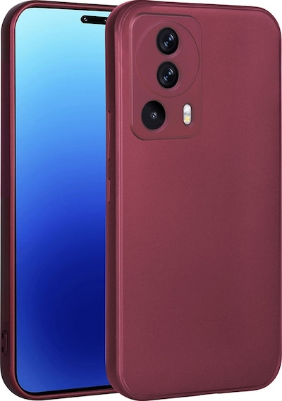 Noktaks - Xiaomi Uyumlu Xiaomi Mi 13 Lite - Kılıf Mat Renkli Esnek Premier Silikon Kapak - Mürdüm
