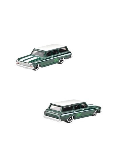 Hot Wheels Hot Wagons Arabalar Hwr56-hrr89 01/05 '64 Chevy Nova Wagon