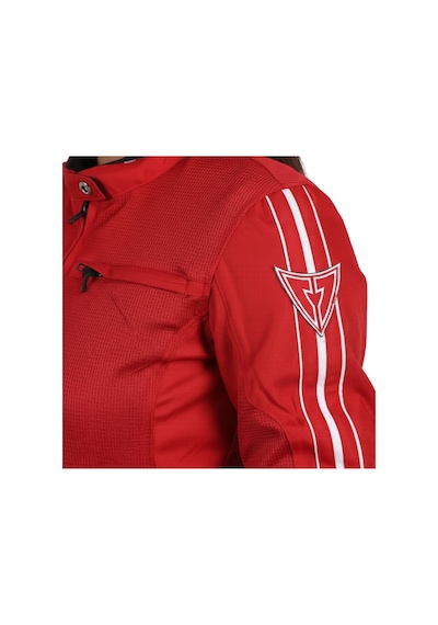 Venom Motosiklet Kadın Montu Yazlık Jessy Fileli Red Motorcu Mont