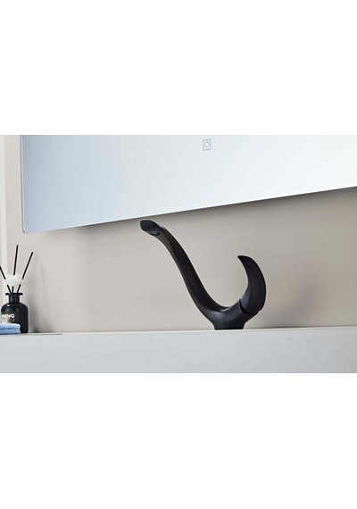 Elıte Kısa Lavabo Bataryası Mat Sıyah Siyah