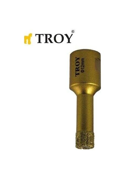 Troy 27450-12 Avuç Taşlamalar İçin Seramik Kuru Elmas Delici, 12mm