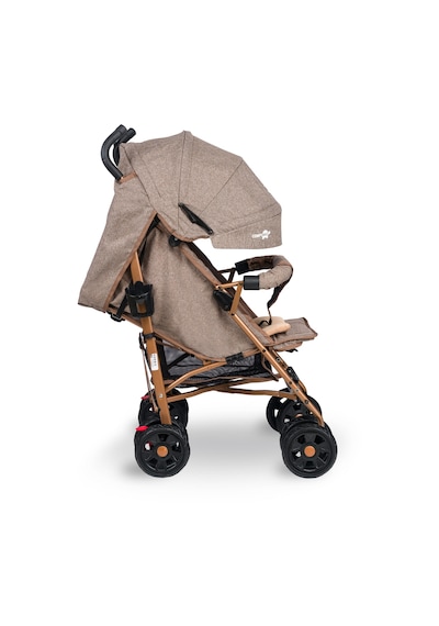 Comfymax Tam Yatar Baston Bebek Arabası – Wood Brown