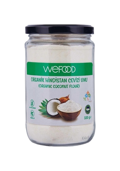 Wefood Organik Glütensiz Hindistan Cevizi Unu 320 Gr (organik Sertifikalı)