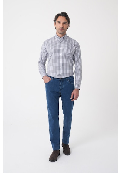 Bisse Erkek 5 Cepli Yıkamalı Jean Denim Pantolon Açık Lacivert Pnj25k25202 38 A.lacivert