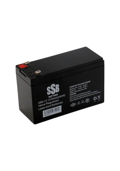 Ssb 12v 9amper Sb-12 Kuru Tip Akü Tse Belgeli