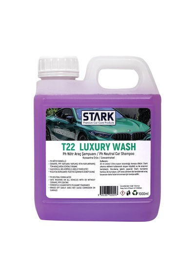 Stark T22 Luxury Wash Ph Nötr Araç Şampuanı 1 Lt