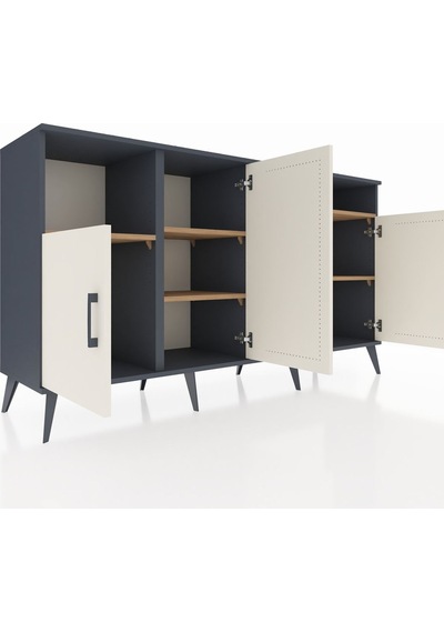 Kronos Konsol 5 Raflı 4 Kapaklı 176x59x99 Antrasit-aytaşı/çam Aytası/atlas Çam - Antrasıt Kronos Konsol 5 Raflı 4 Kapaklı 176x59x99 Antrasit-aytaşı/çam Aytası/atlas Çam - Antrasıt