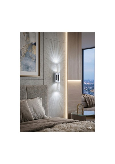 Bubblelight Small 31 Cm Modern Tasarım Led Aplik - Duvar Lambası - Gümüş - Elektrikli - Beyaz Led Gümüş Elektrikli