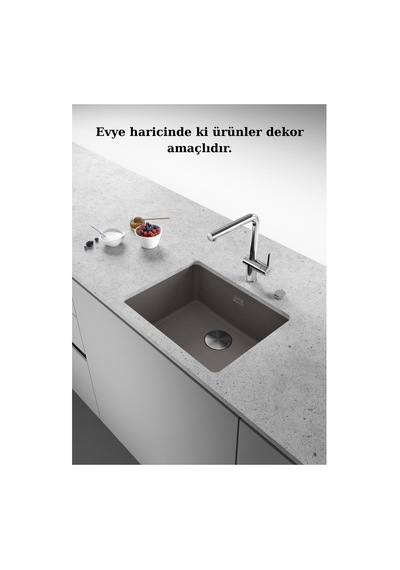 Franke Mrg 110-52 Granit Evye, Sahara, Tezgah Altı, Tek Hazne, 52x40 Cm Krem