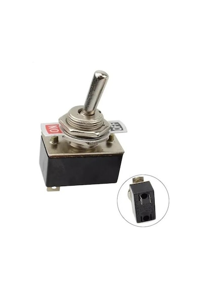 Ic-149 Toggle Switch 2P On-Off 12Mm 2 Bacaklı 2 Kademeli 1 Adet