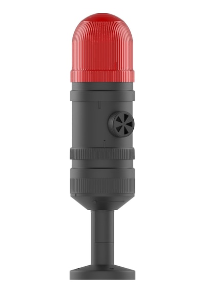 Mesan Ø70 1 Kat Led Döner Buzzer Taban Kırmızı 220vac Ms 385.1.220vac