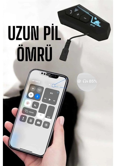 Kask Kulaklık Bluetooth Motosiklet Kulaklık Intercom Su Geçirmez 38284949