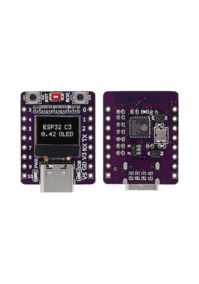 Esp32-c3 0.42 İnç Oled Wifi Bluetooth 5 Usb Type-c Geliştirme Kartı