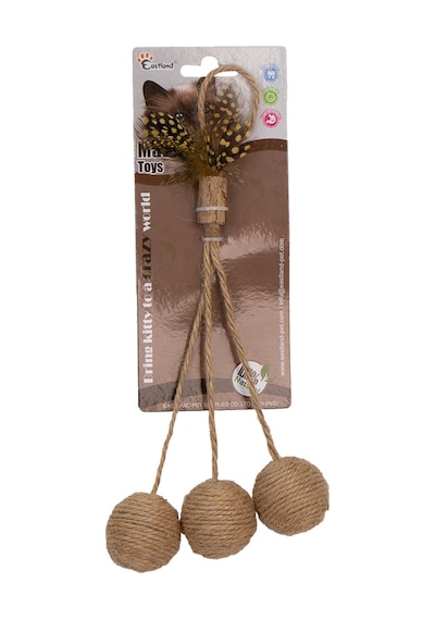 Eastland - 256 - İpli Tüylü Çıngıraklı Top Kedi - Csmo-tex - Oyuncağı 6 Eastland - 256 - İpli Tüylü Çıngıraklı Top Kedi - Csmo-tex - Oyuncağı 6