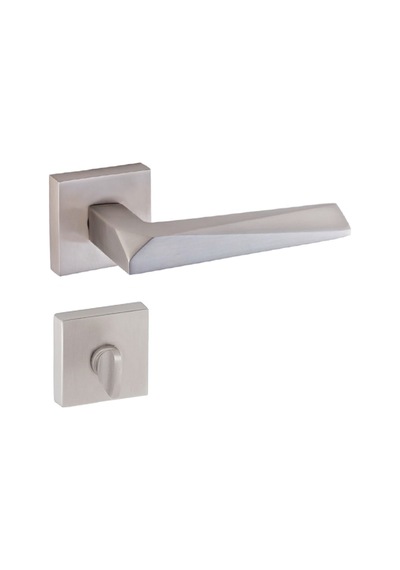 Doğanlar Prizma Saten Rozetli Kapı Kolu Takım-wc Kol Pk001dgn0119 Renkli
