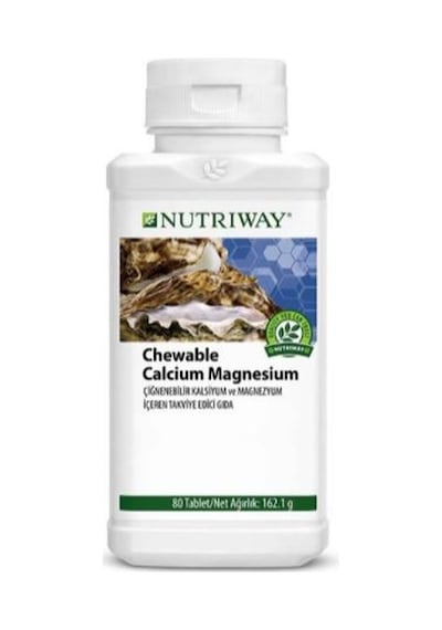 Amway Chewable Calcium Magnesium Nutriway 80 Tablet