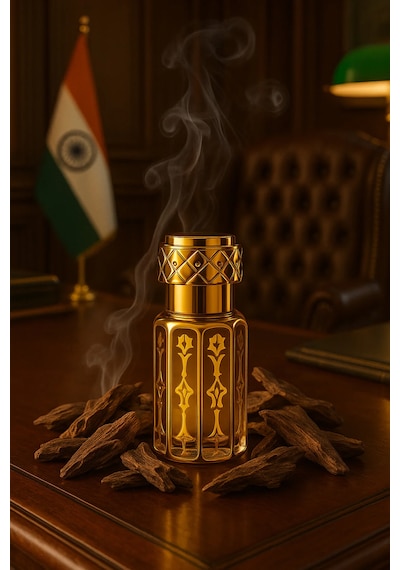 Aromenza Hindistan Oud Hindi Oud 6 Ml Özel Tasarım Şişede Saf Esans Kalıcı Ve Lüks Baharatlı - Odunsu