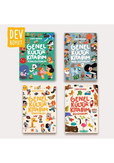Genel Kültür Kitabım Set / Tanıyorum - Büyüyorum - Fark Ediyorum - Konuşuyorum