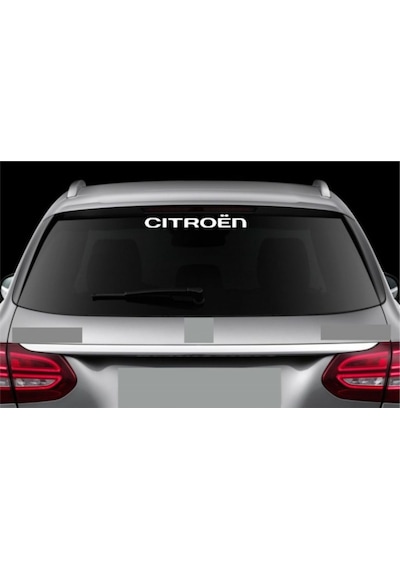 Citroen Cruze Araba Arka Cam Sticker Yapıştırma