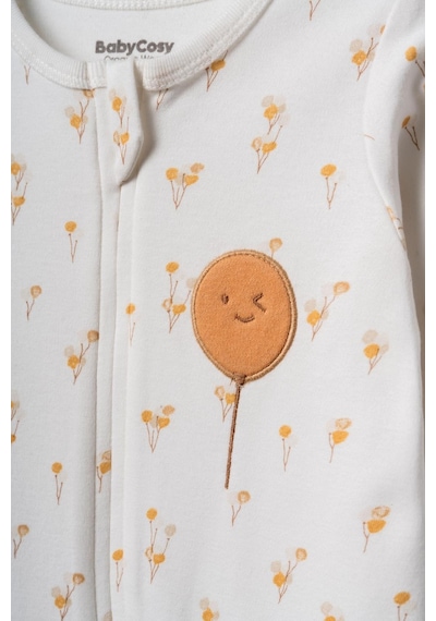 Babycosy Organic Wear Bebek Tulum %100 Organik Pamuk , Bebek - Yenidoğan- Csy3061 Ekru